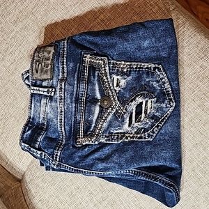 Silver Suki mid slim boot Denimotion